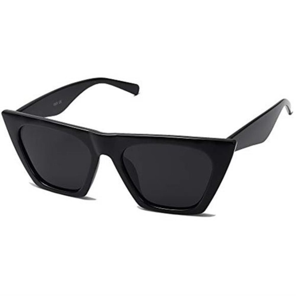 Oversized Cateye Polarized Sunglasses Women UV400 Square Big Frame Fashion